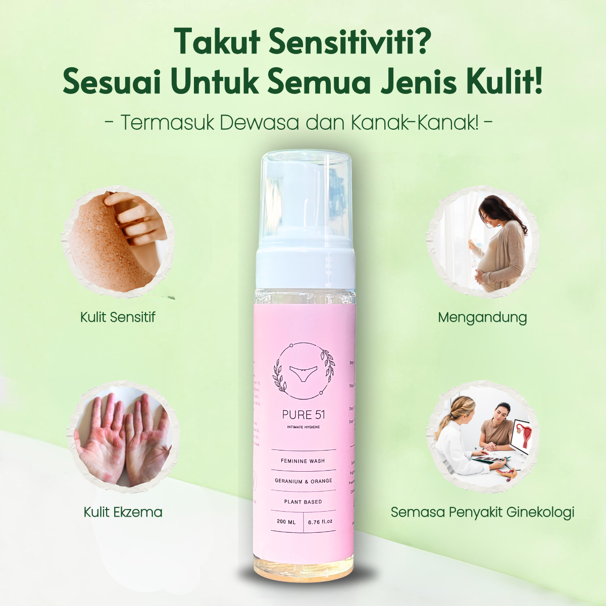 Set B - 200ML x2 + Percuma Travel Kit (75ML) x1